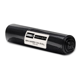 3000Ltr Heavy Duty Bin Liner 55<span style="text-transform:lowercase;">um</span> - Black [20 Roll]