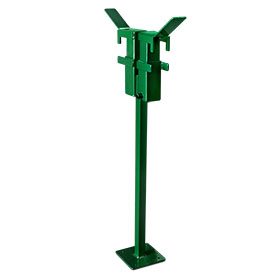 Bin Stand - Double Pole & Base Plate